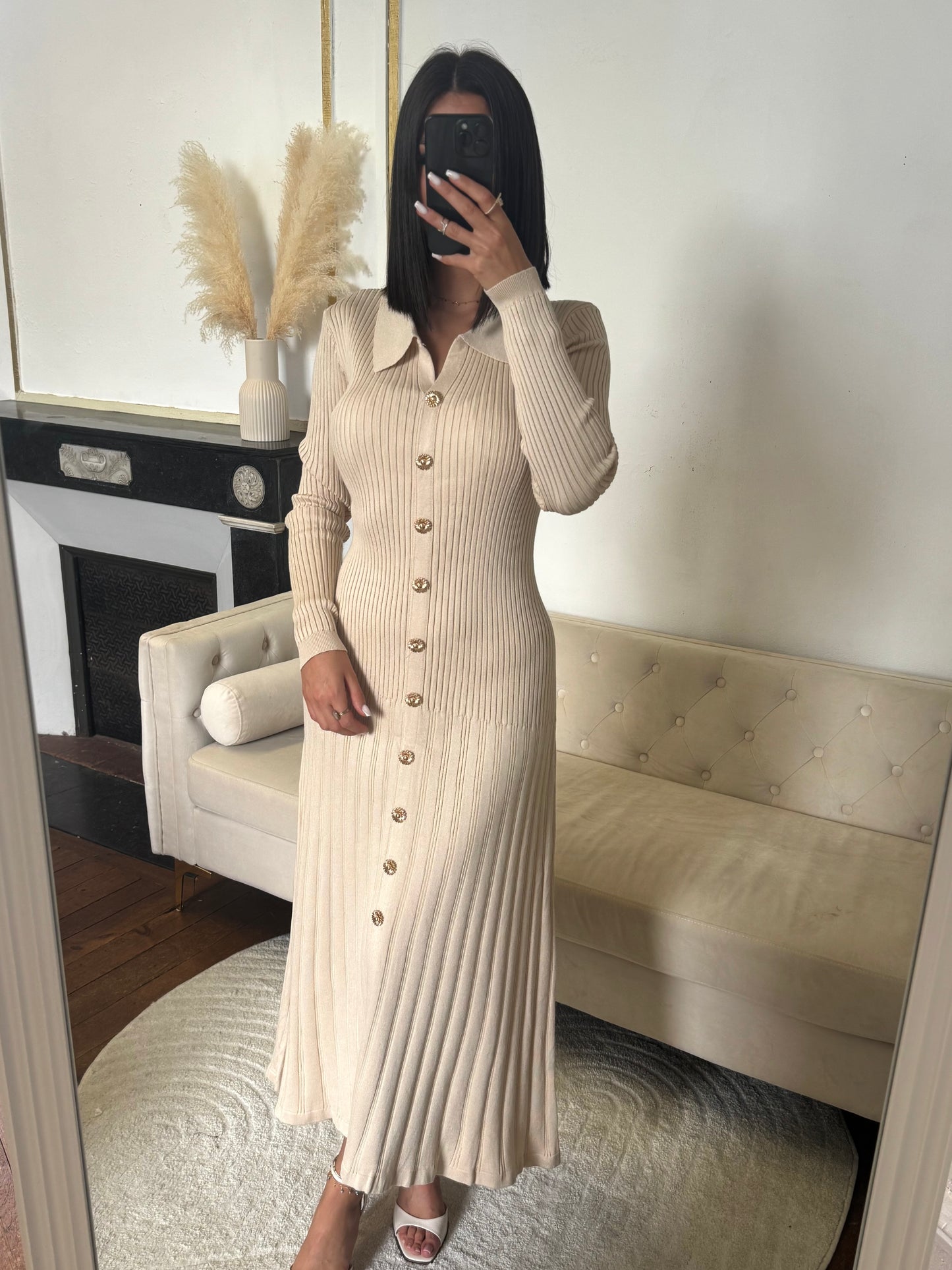 Robe beige
