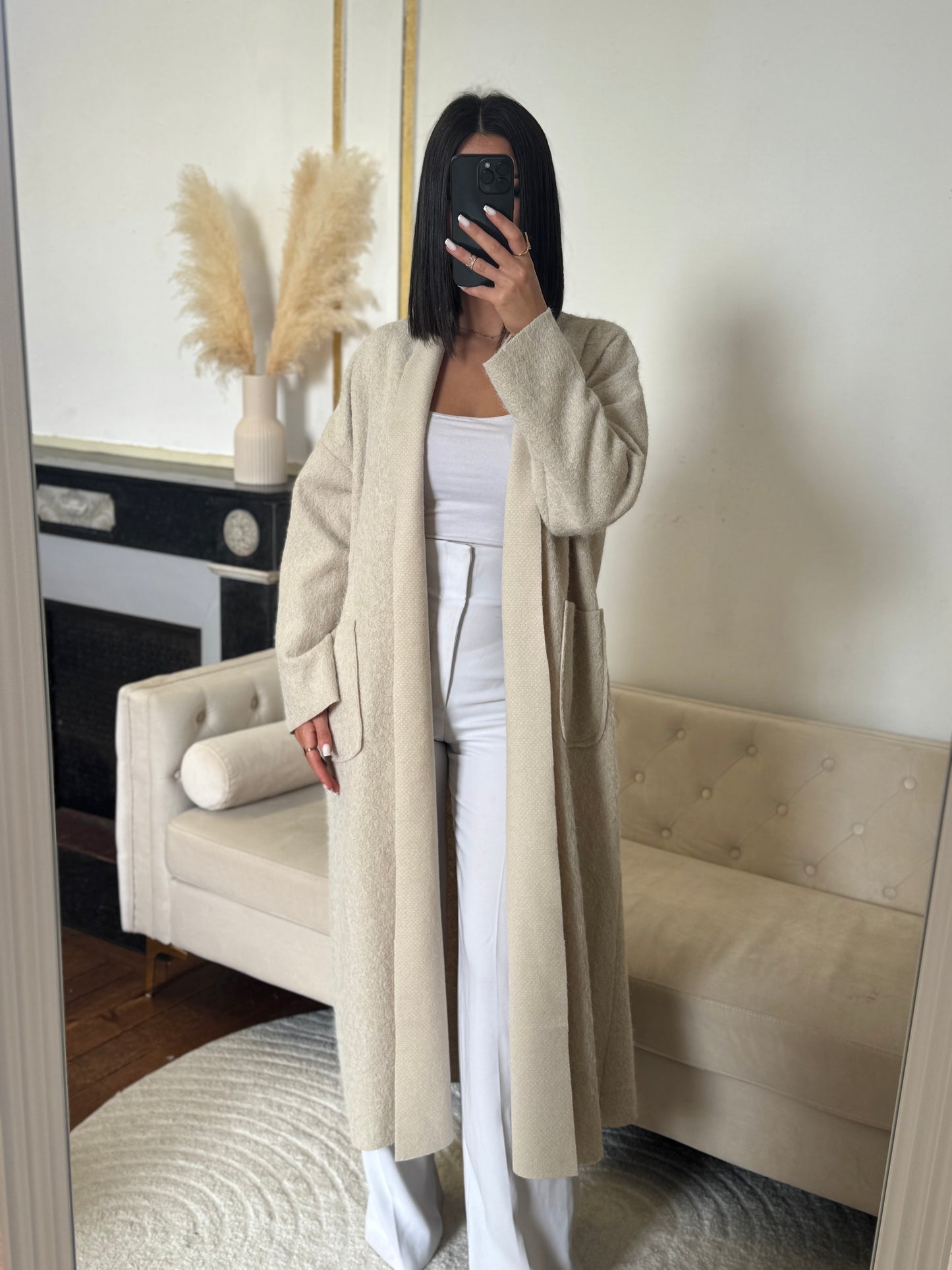 Manteau beige