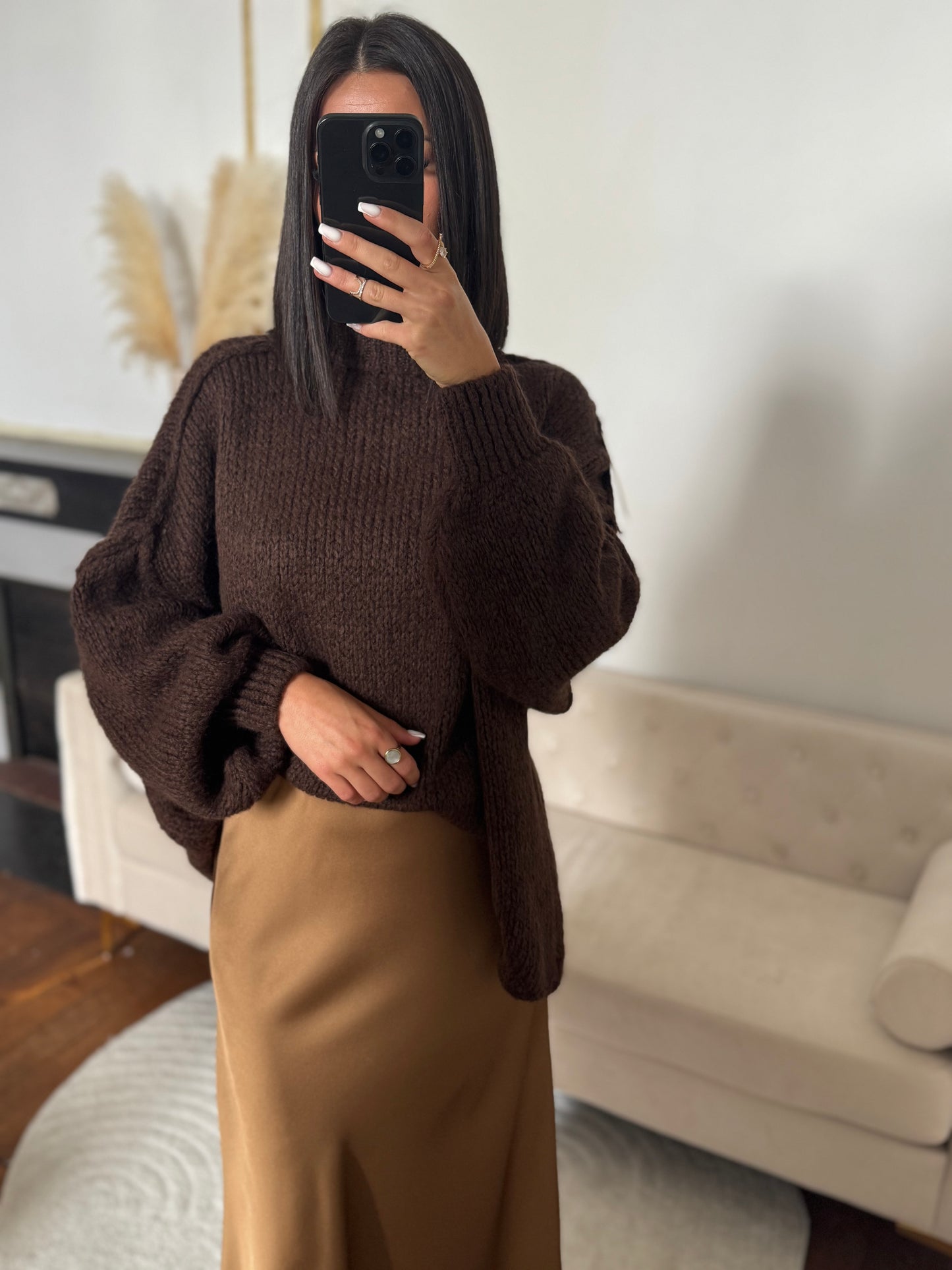 Pull marron
