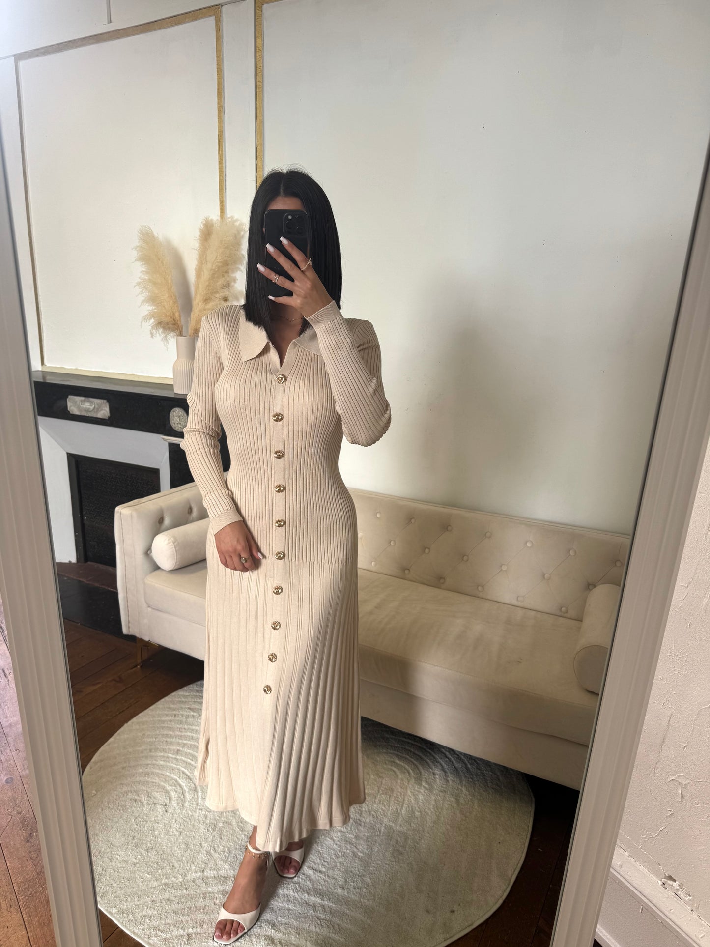 Robe beige