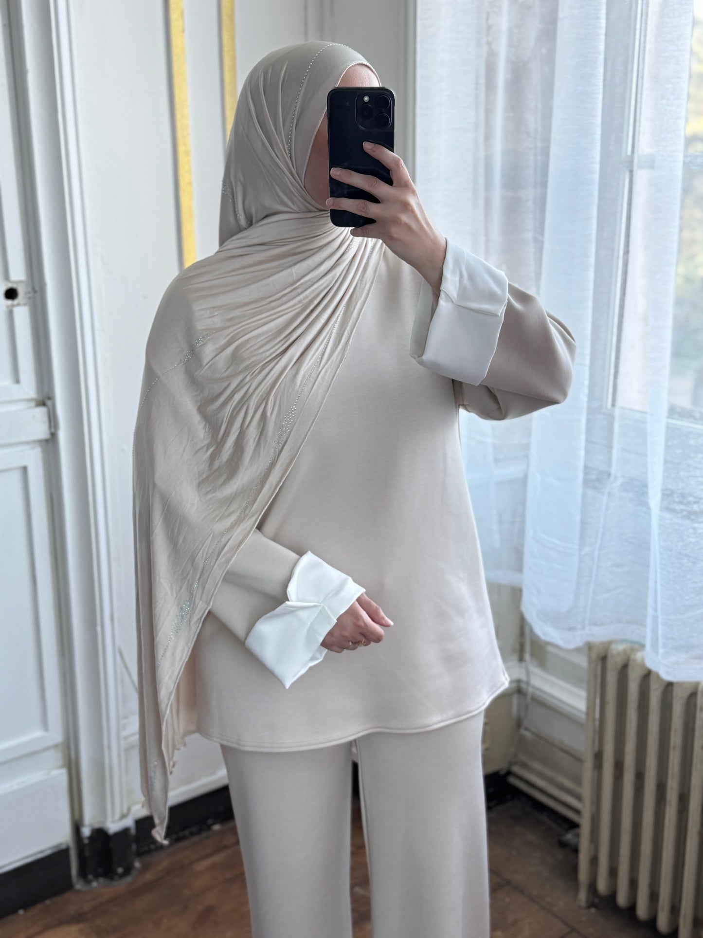 Ensemble beige
