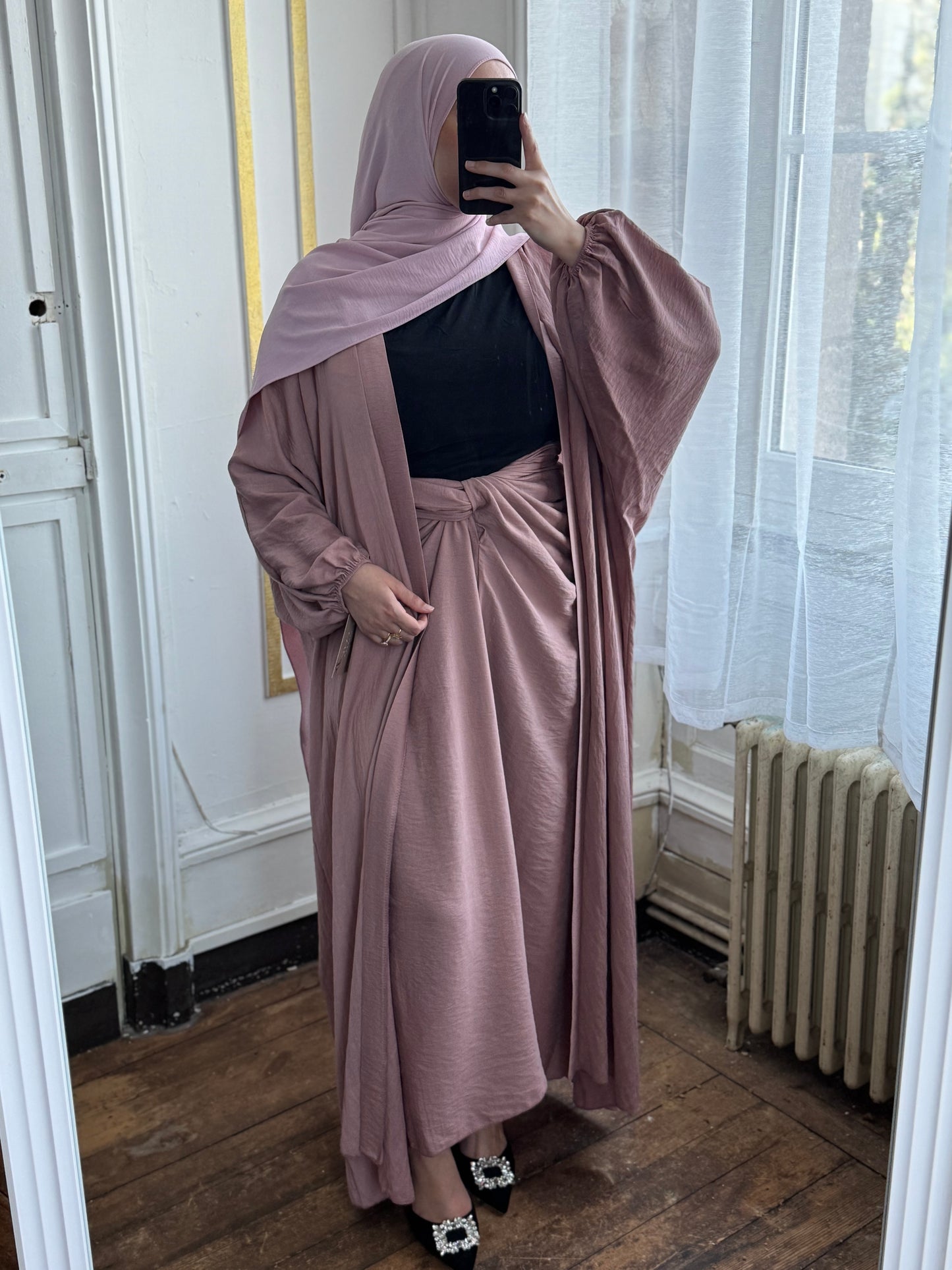 Ensemble kimono jupe